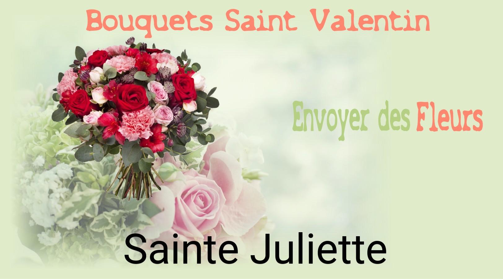 Roses de Saint-Valentin livrées à Sainte-Juliette